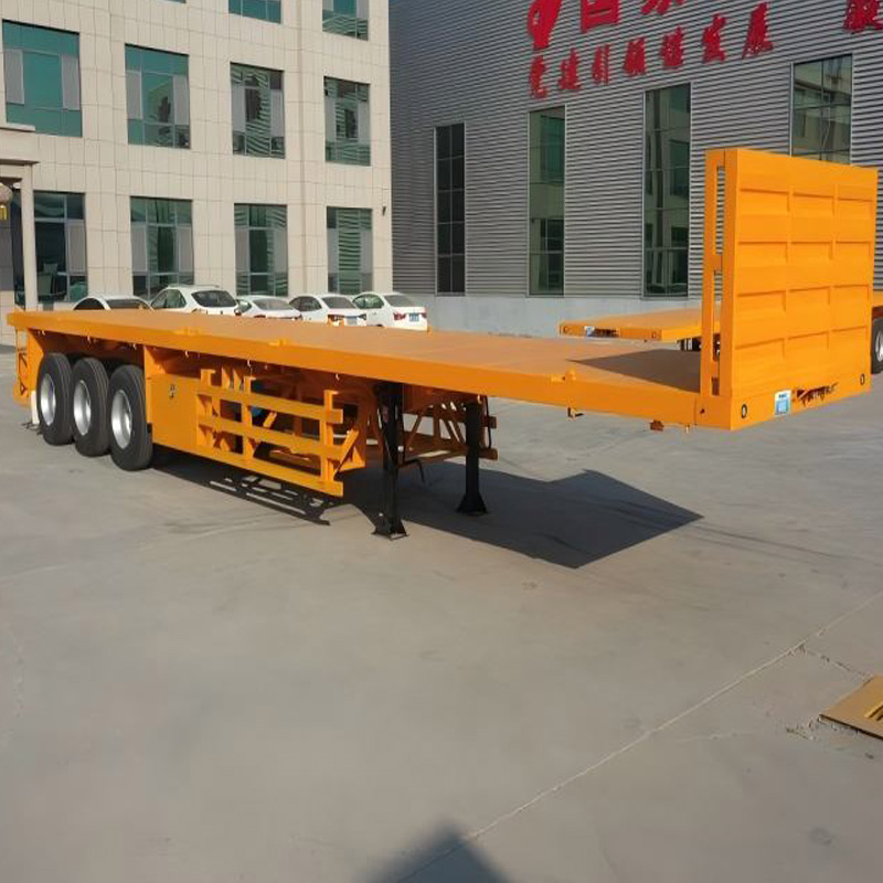 مقطورة مسطحة