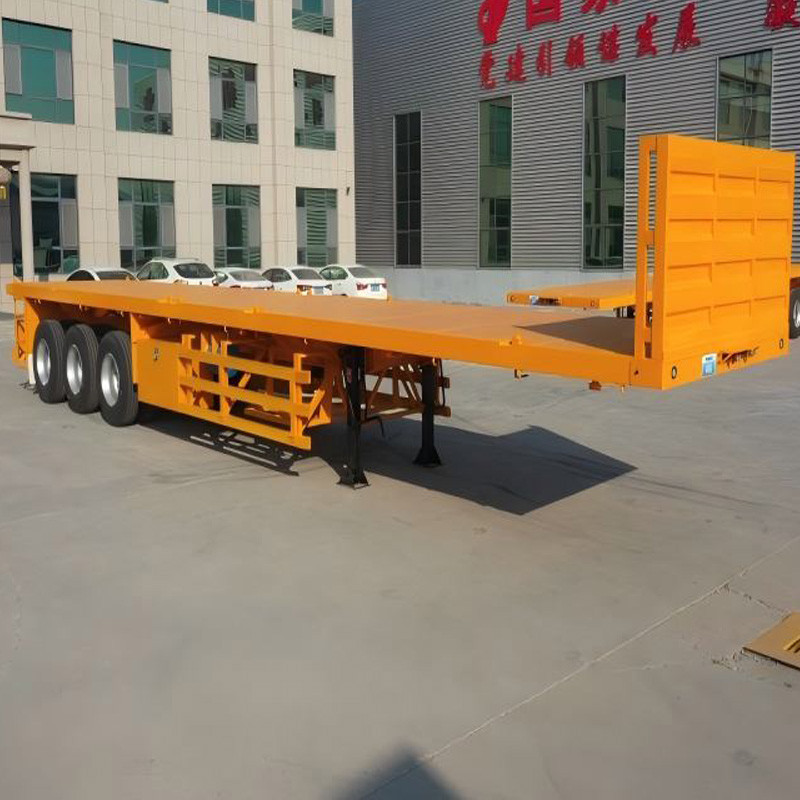 مقطورة مسطحة