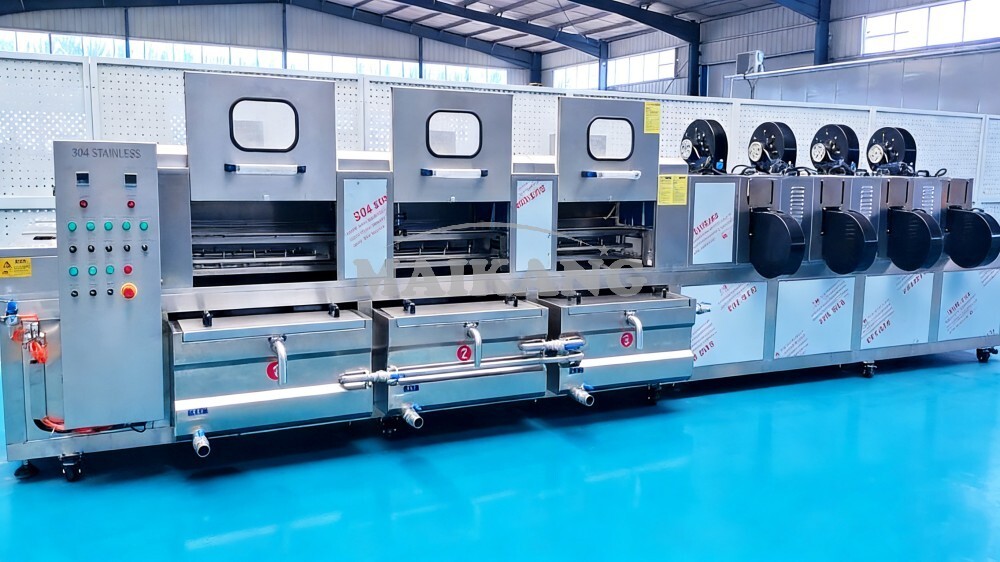 غسالة صواني من الفولاذ المقاوم للصدأ