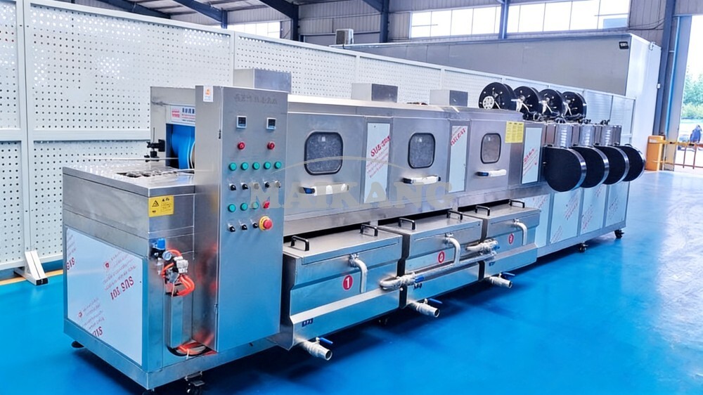 غسالة صواني من الفولاذ المقاوم للصدأ