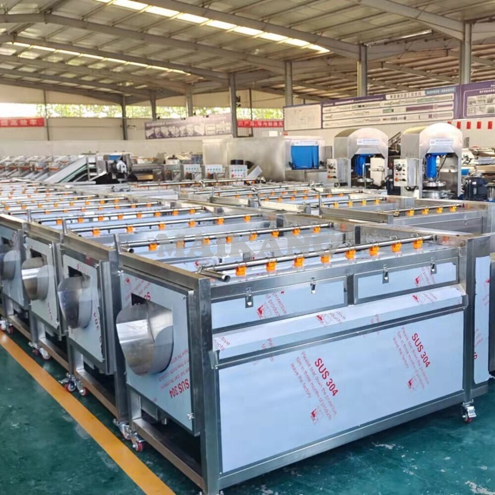 آلة التقشير والغسيل بالفرشاة