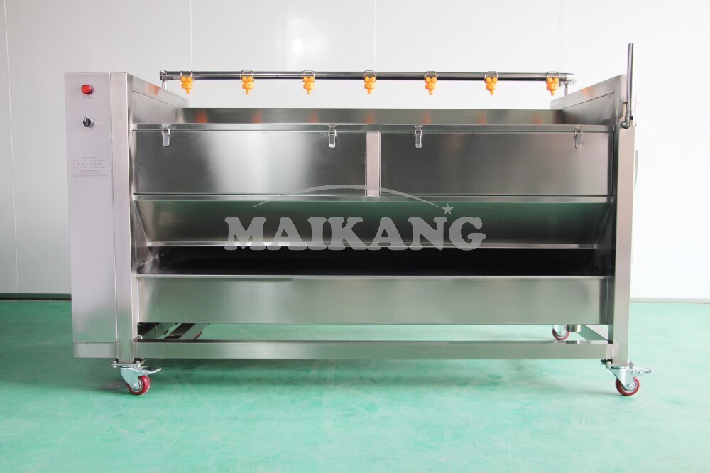 آلة التقشير والغسيل بالفرشاة