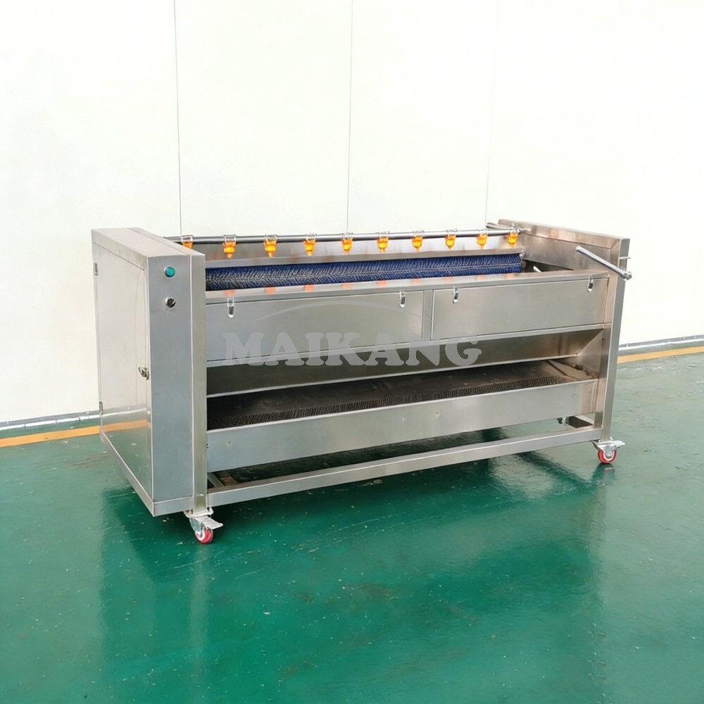 آلة التقشير والغسيل بالفرشاة