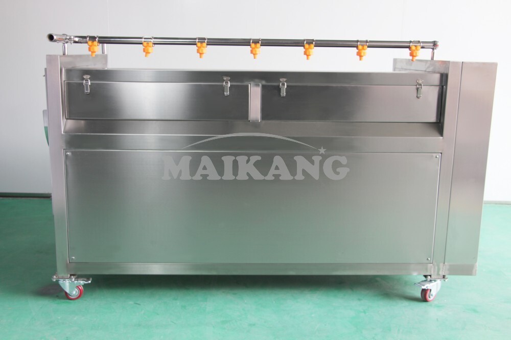 آلة التقشير والغسيل بالفرشاة