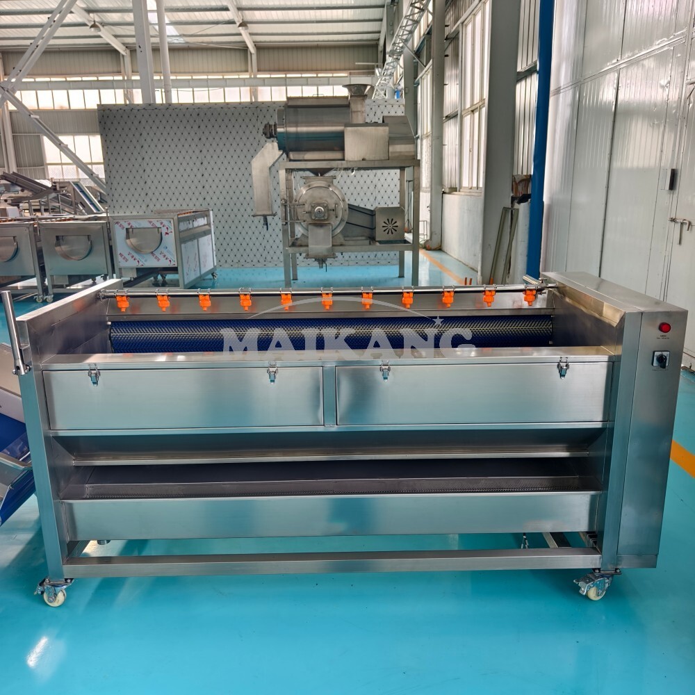 آلة التقشير والغسيل بالفرشاة