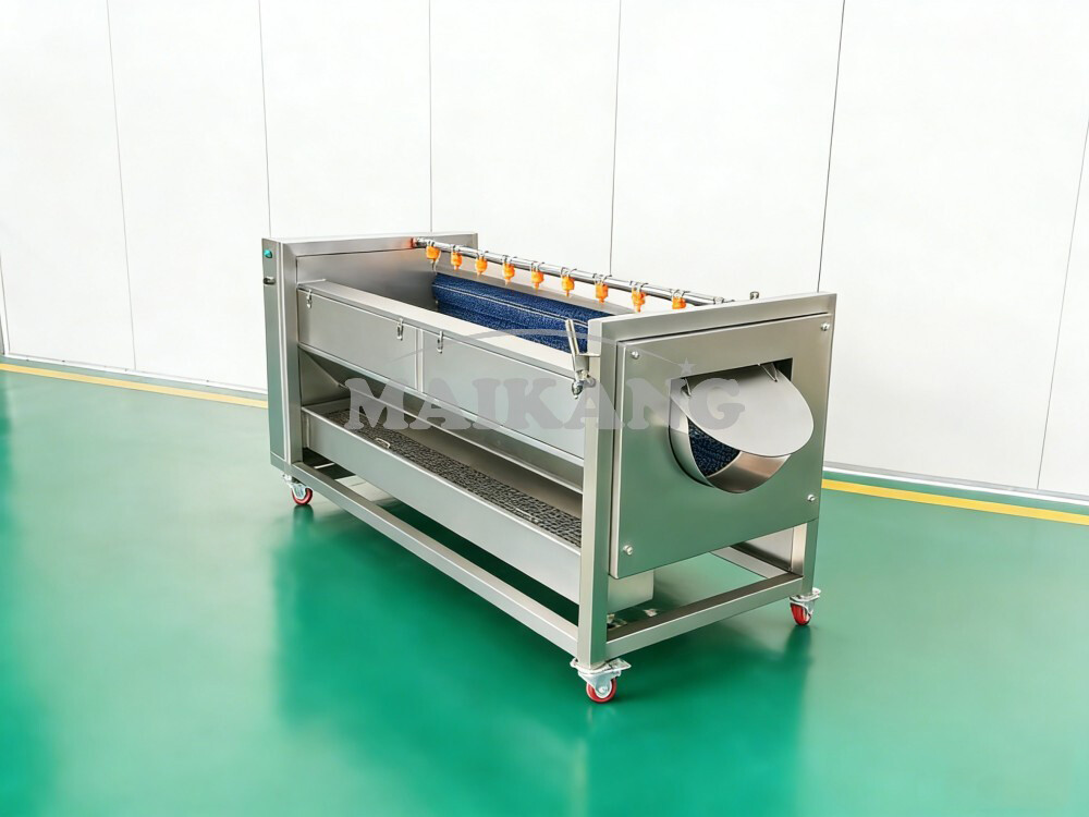 آلة التقشير والغسيل بالفرشاة