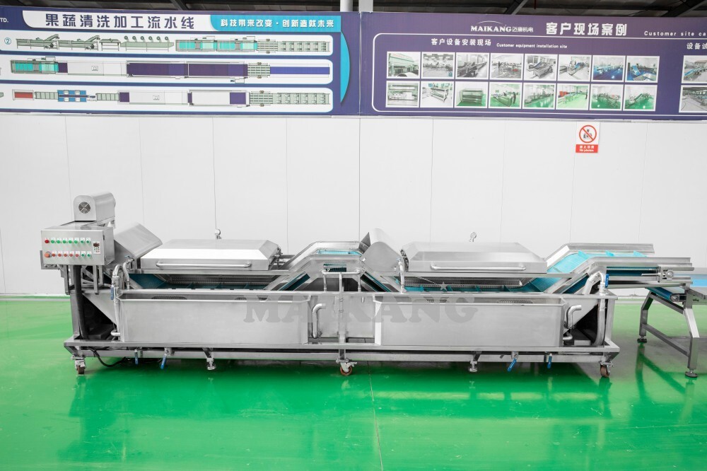 غسالة الخضروات بالرش غير المدمرة