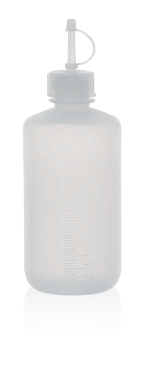 زجاجة قطارة مع طرف توزيع متحكم فيه