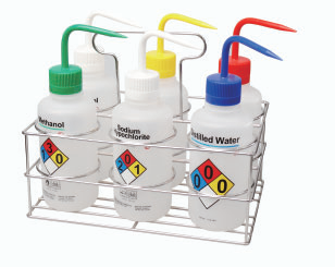 حامل زجاجة الغسيل