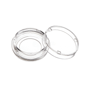 أطباق ثقافة قاع زجاجي