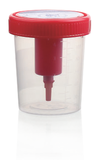 حاوية جمع البول والنقل المباشر