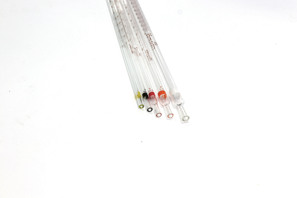 ماصات القياس، الزجاج