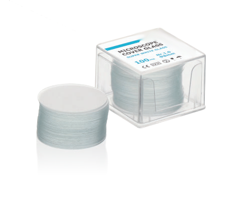 زجاج تغطية المجهر الدائري