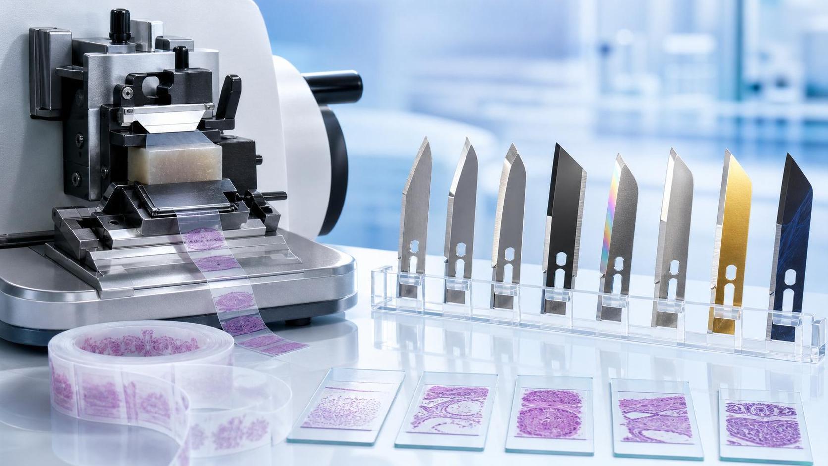 Microtome Blades Selection Guide: Edge Profile, Coating, and Section Quality