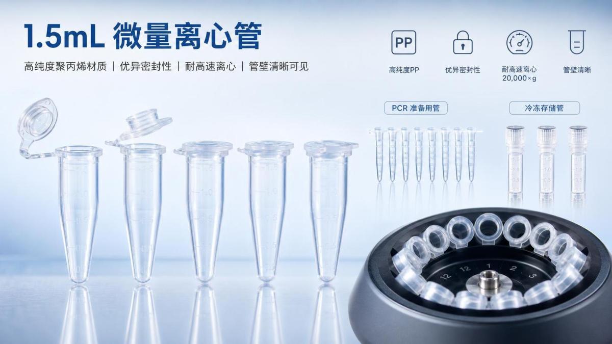 How to Select a 1.5ml Micro-Centrifuge Tube for PCR, Storage, and Spin Steps