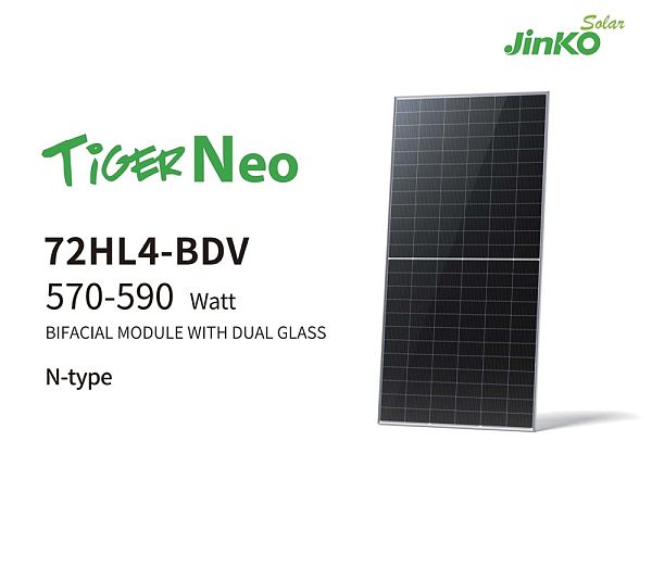 TiGER Neo 72HL4-BDV 570 575 580 585 590 W TiGER Neo 72HL4-BDV 570 575 580 585 590 W