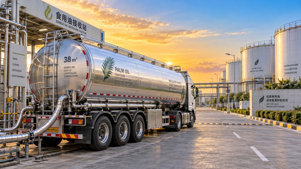 تجنب تصلب زيت النخيل أثناء النقل بالصهاريج لمسافات طويلة