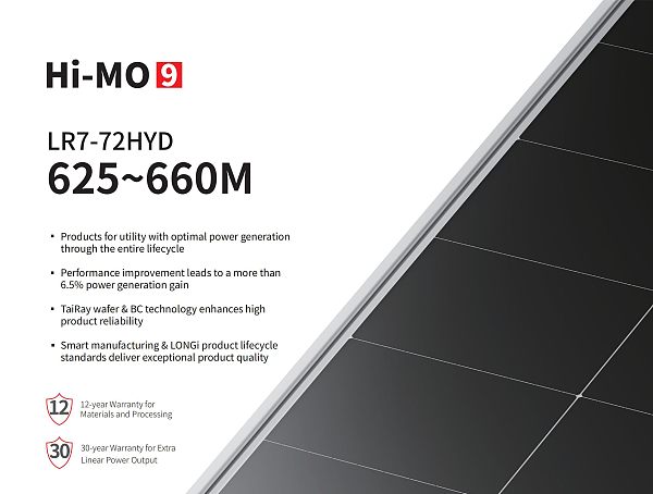Hi-MO 9 LR7-72HYD 625~660M
