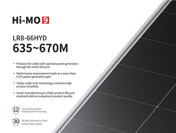 Hi-MO 9 LR8-66HYD 635~670M