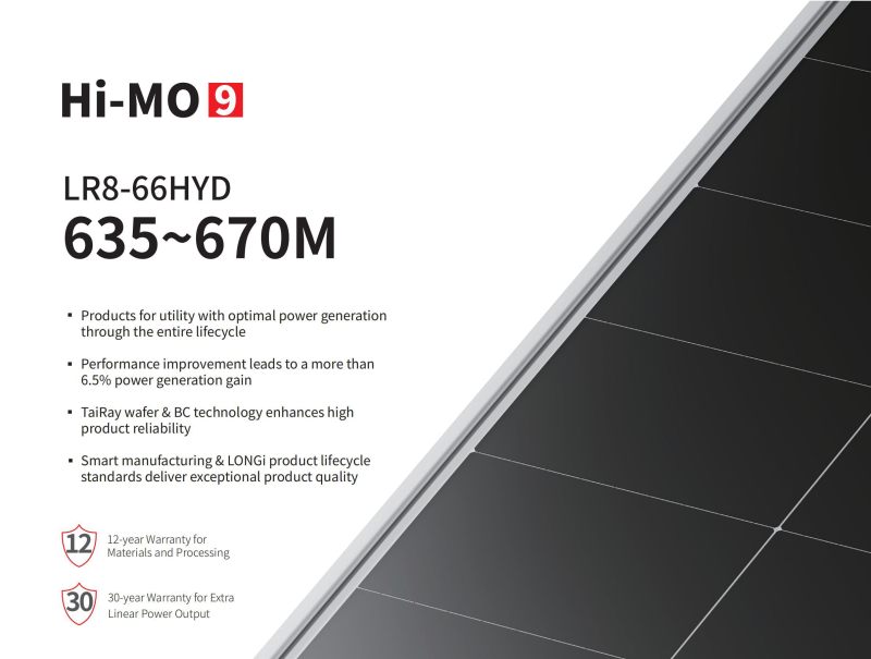 Hi-MO 9 LR8-66HYD 635~670M