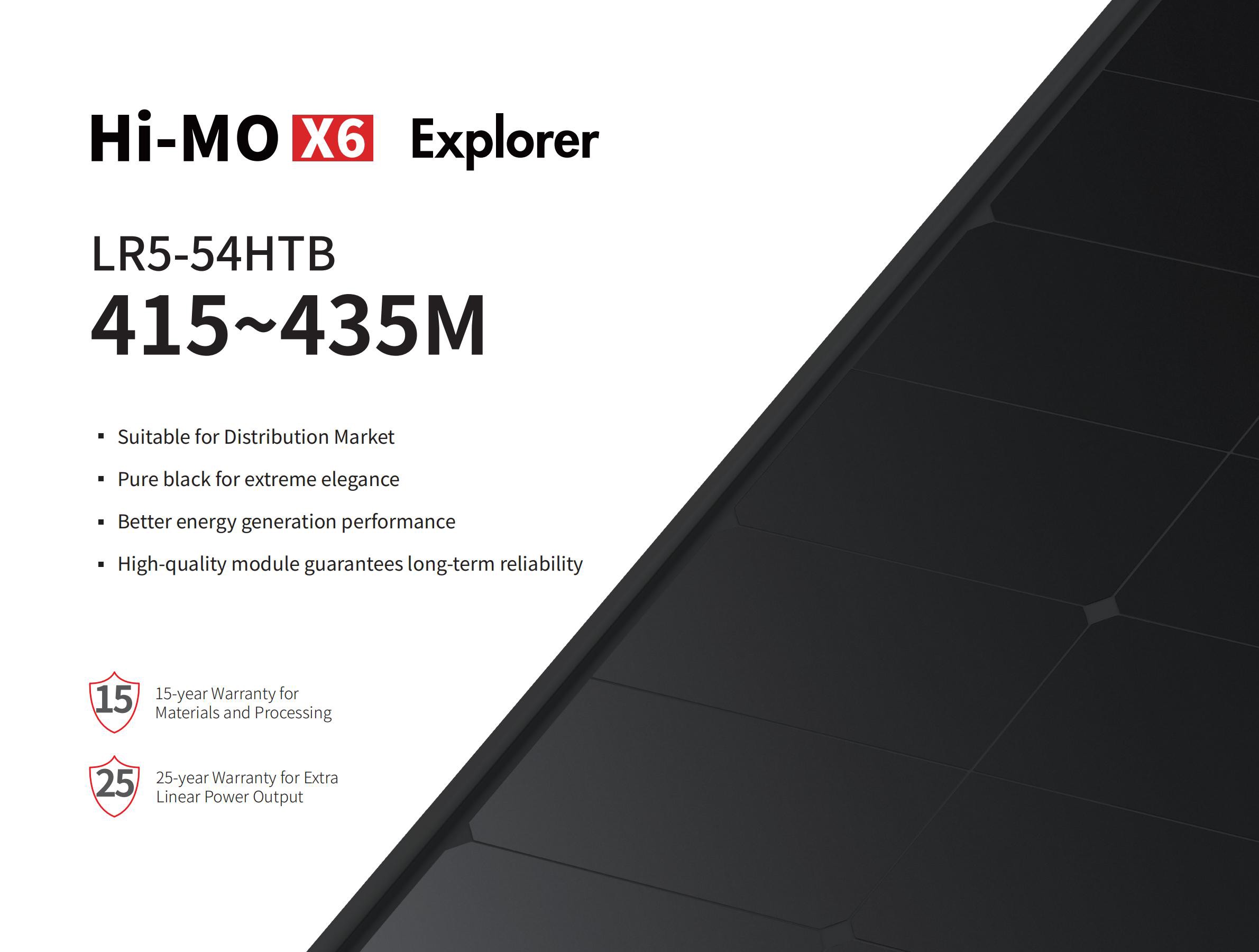 Hi-MO X6 Explorer LR5-54HTB 415~435M