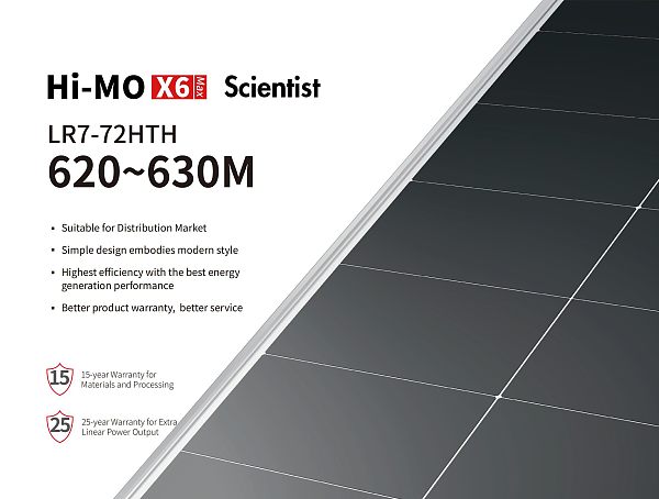 Hi-MO X6 Max Scientist LR7-72HTH 620~630M