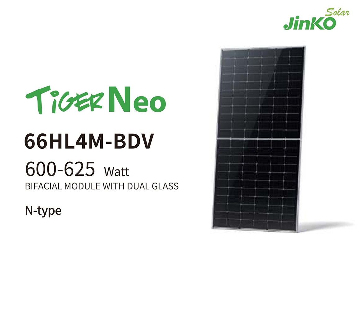 600-625w N-type 66HL4M-BDV BIFACIAL MODULE WITH DUAL GLASS