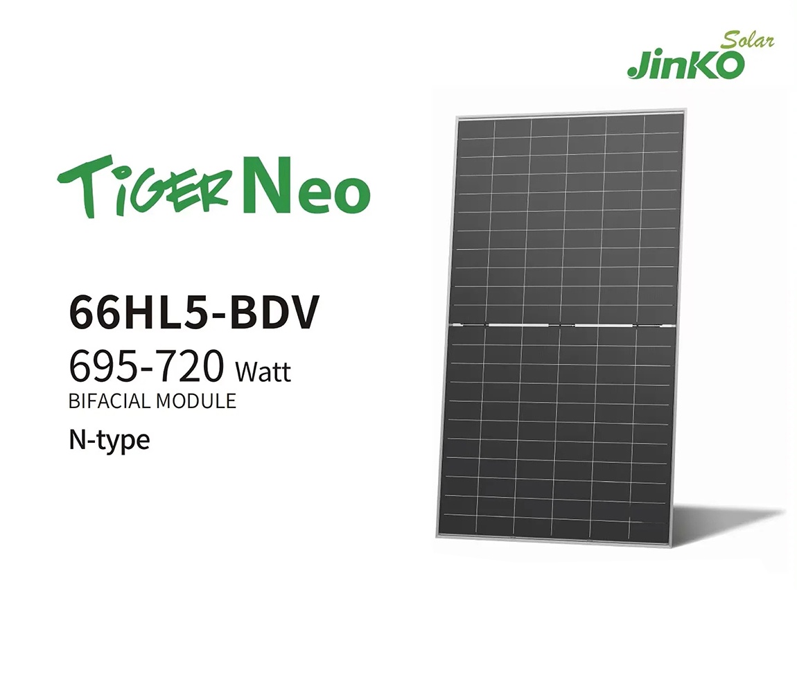 695-720w N-type 66HL5-BDV BIFACIALMODULE