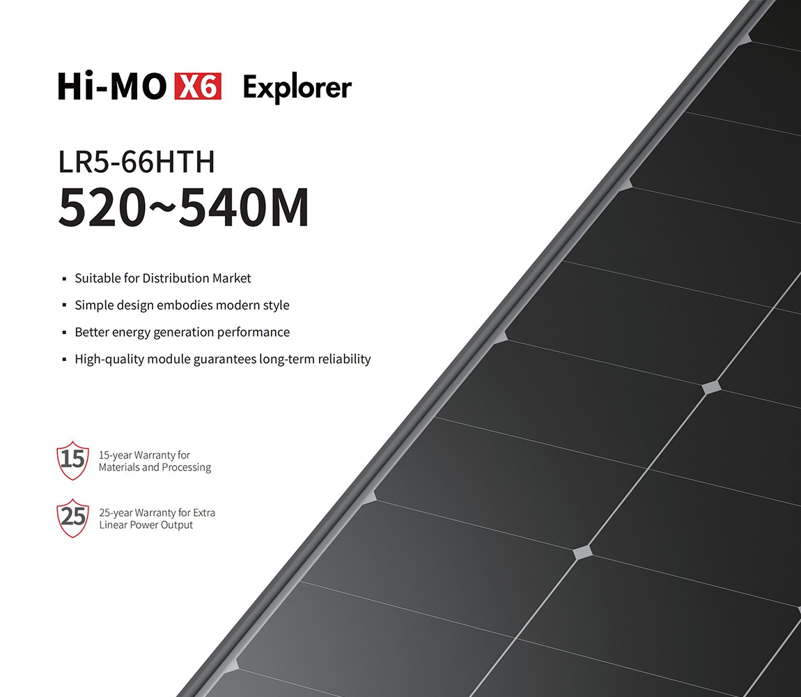 Hi-MO X6 Explorer LR5-66HTH 520 525 530 535 540M