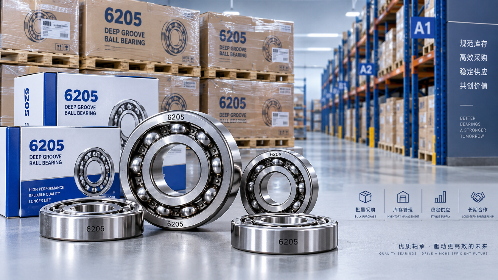 Bulk 6205 Bearing Pricing: Balancing Order Size and Inventory Costs
