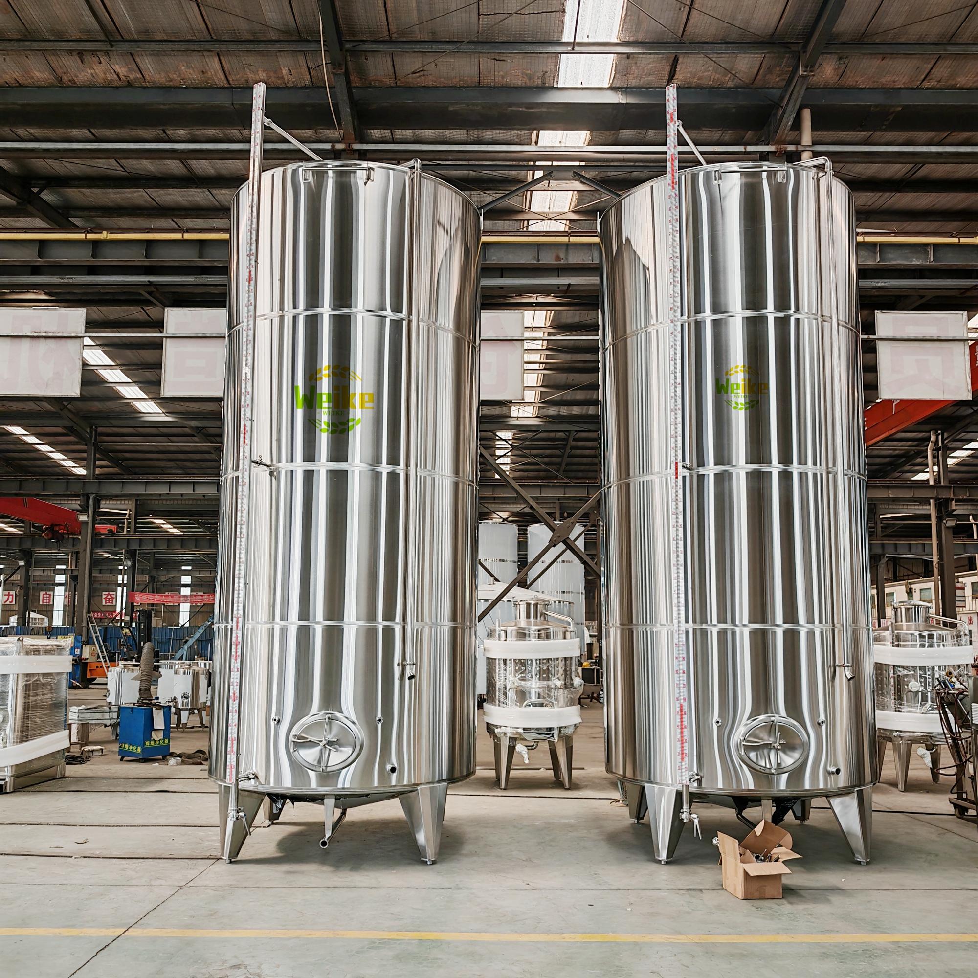 خزانات تخزين النبيذ الفولاذ المقاوم للصدأ 20000L