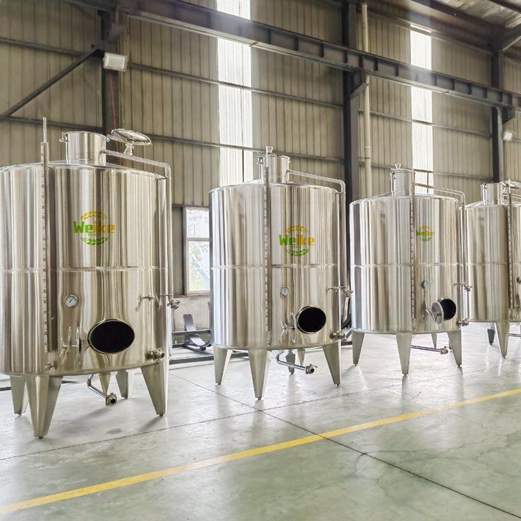 2000L خزانات النبيذ الأبيض المصنوعة من الفولاذ المقاوم للصدأ
