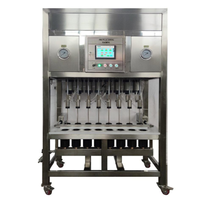 8 رأس ملء الزجاجات بالضغط المضاد وسدادة