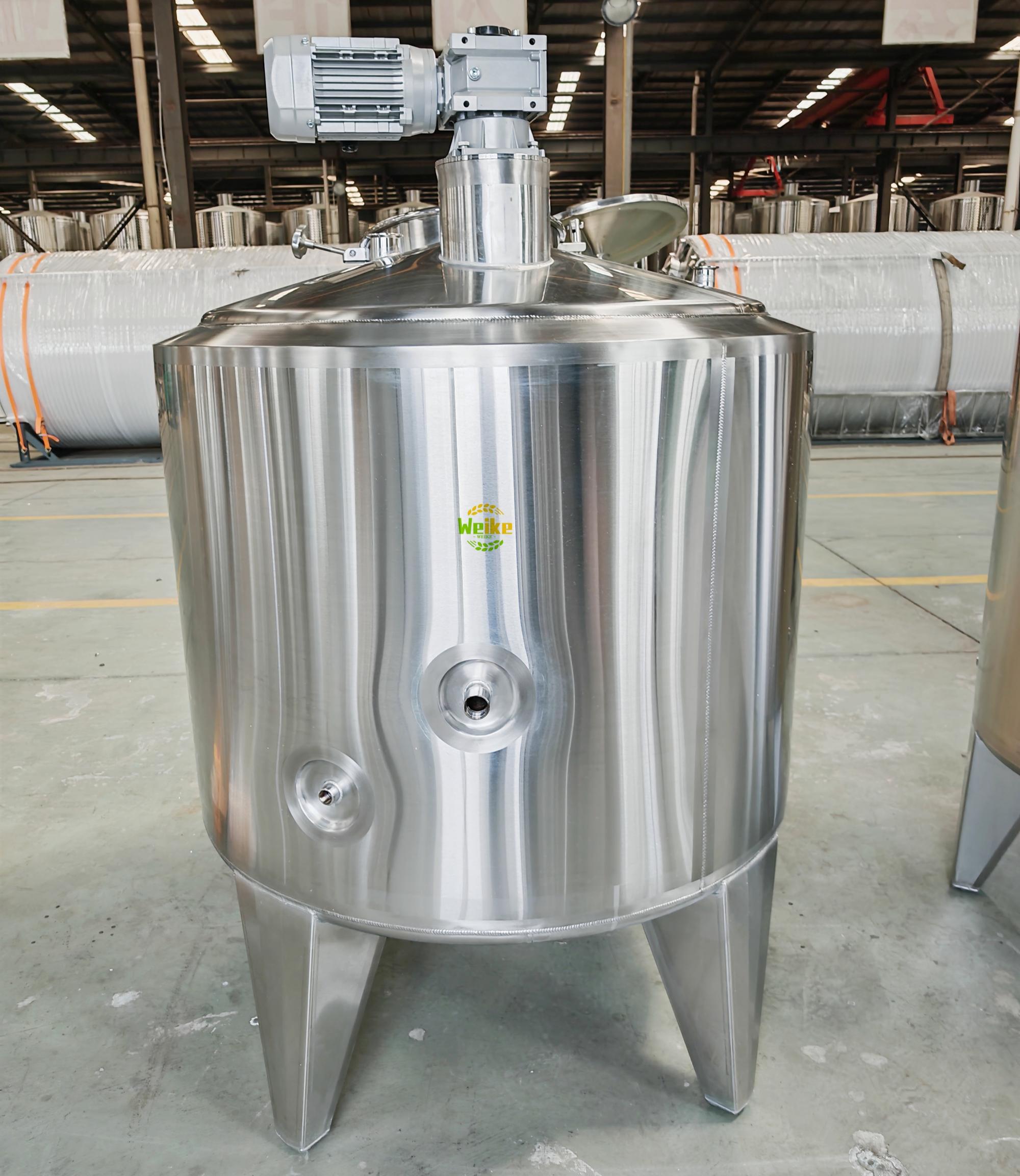 خزانات خلط الفولاذ المقاوم للصدأ للمشروبات