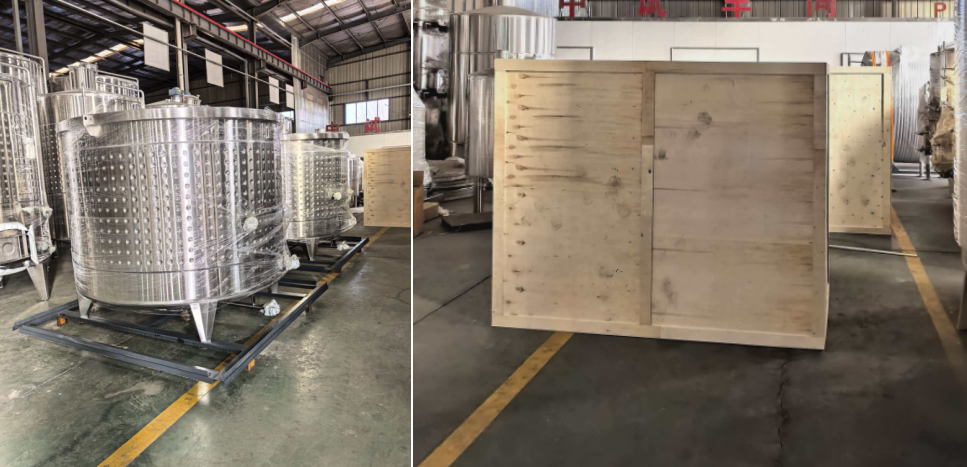 لقد أكملنا خزانات تخمير الكحول للعملاء