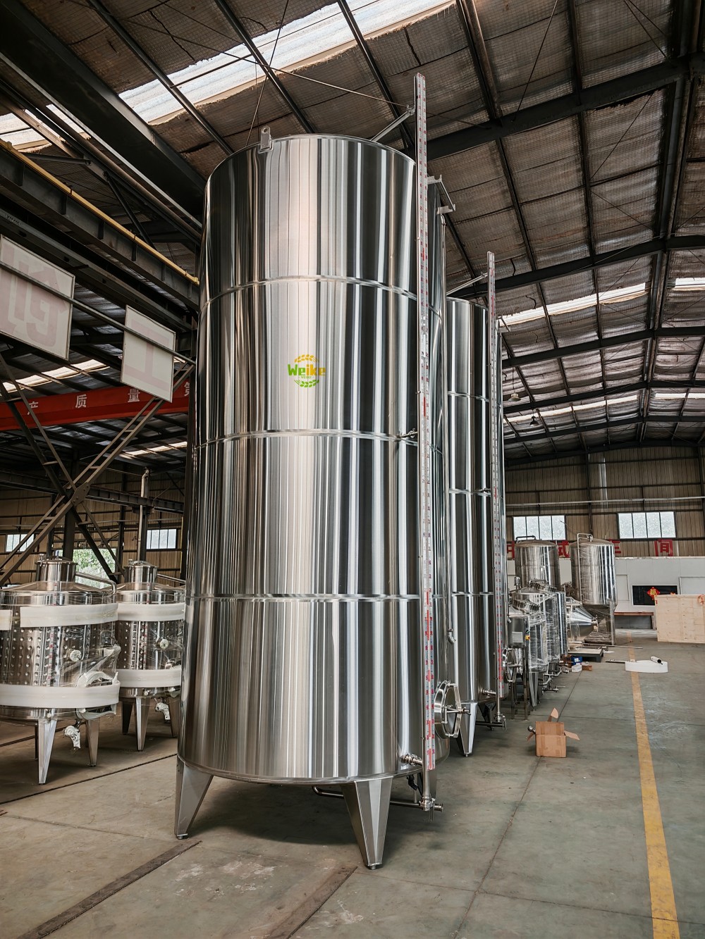 خزانات تخزين النبيذ الفولاذ المقاوم للصدأ 20000L