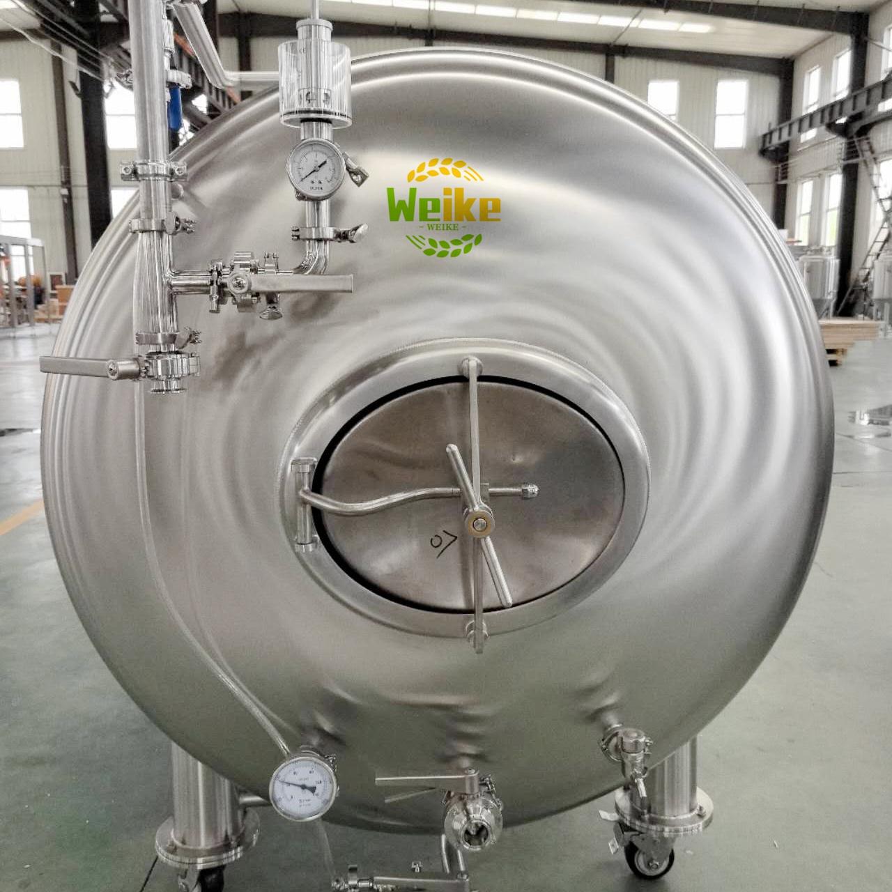 1000L خزان البيرة الفاتحة الأفقي