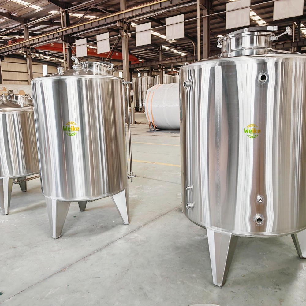 1000L خزانات تخزين عصير من الفولاذ المقاوم للصدأ