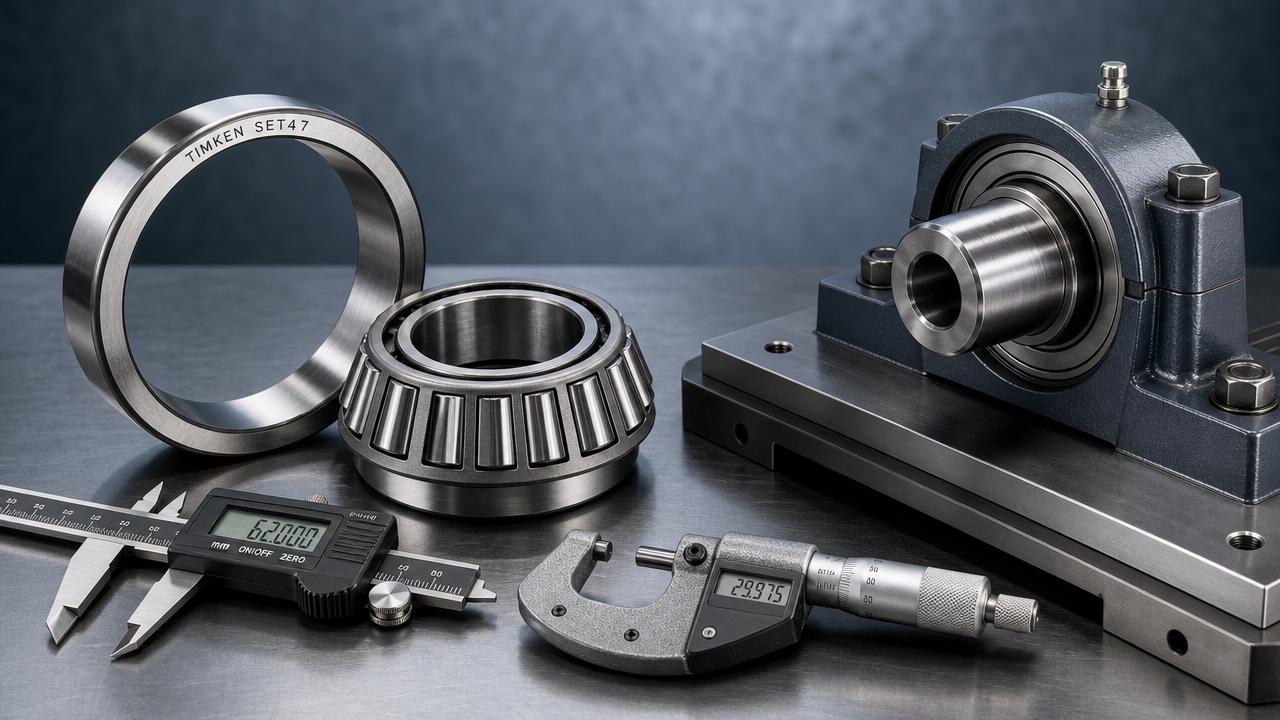 فحوصات مقاس محمل البكرات المخروطية TIMKEN SET47 قبل الطلب