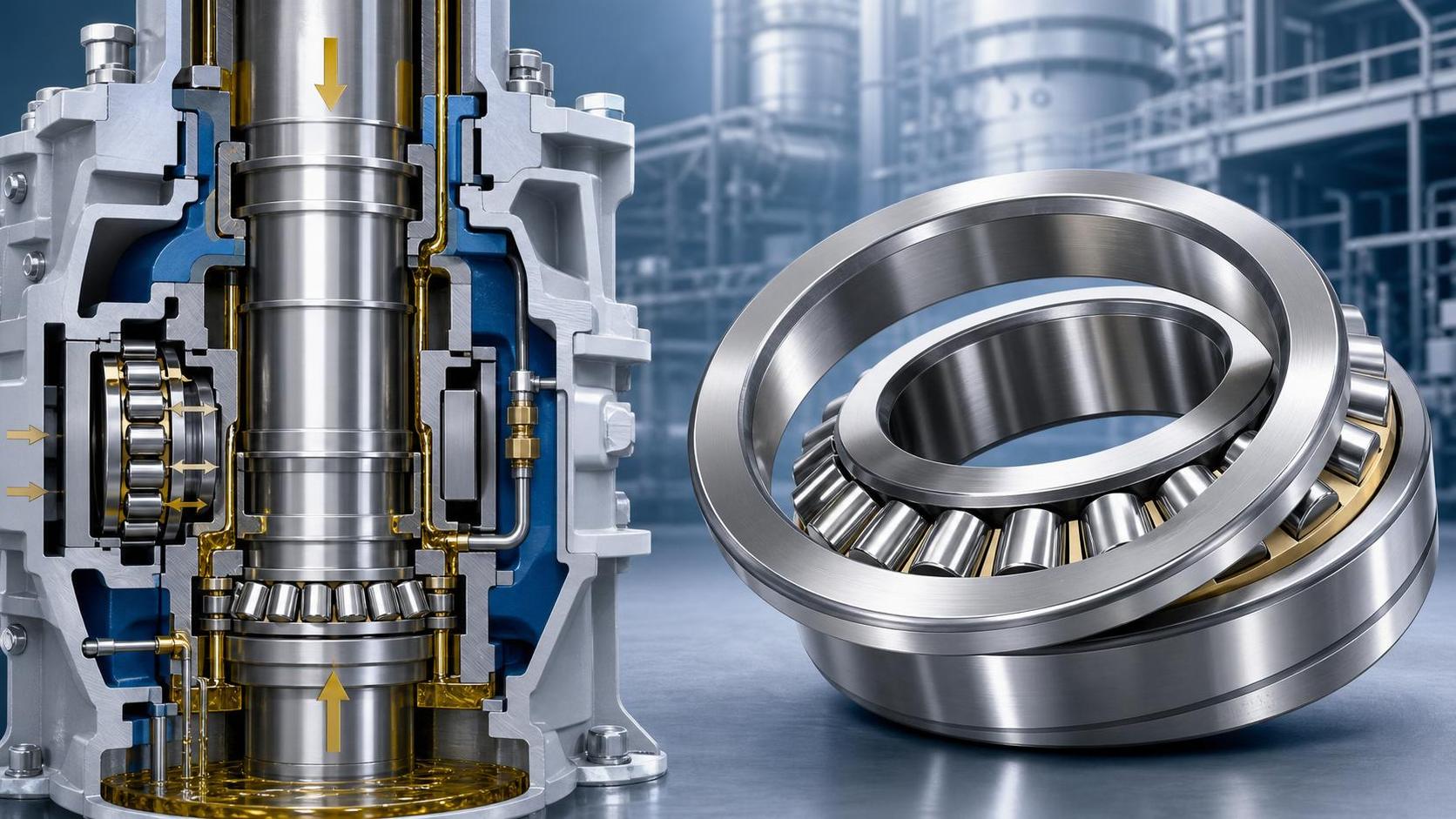 دليل حالات استخدام محمل البكرات المحوري الكروي SKF 29320E