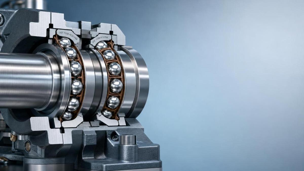 Understanding Contact Angle and Preload in SKF 7008CEHCP4A Applications