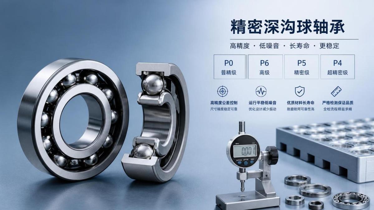Deep Groove Ball Bearing Precision Grades درجات دقة محامل الكرات ذات الأخدود العميق
