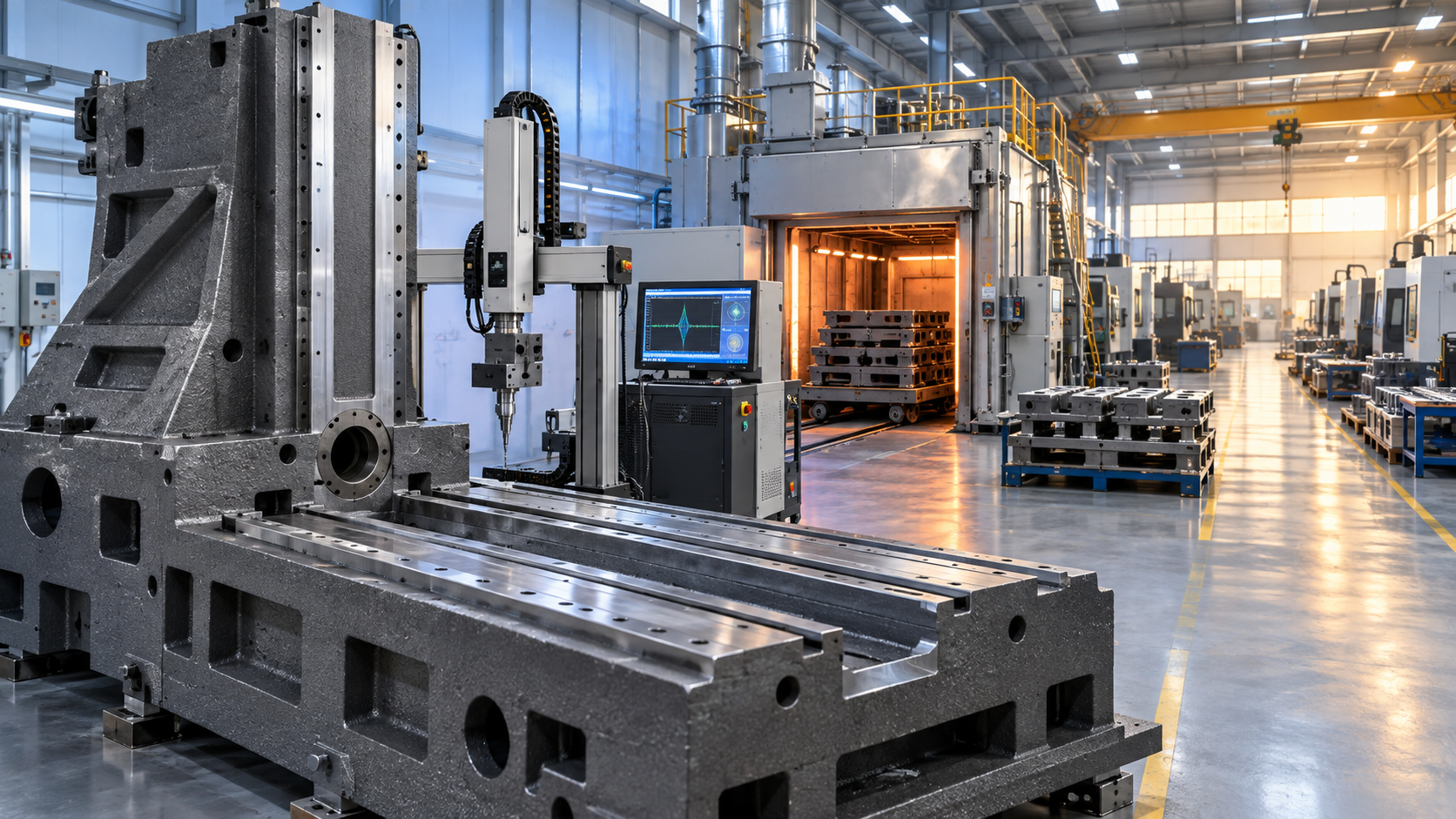 Does a milling machines manufacturer control its own casting quality? هل يتحكم مُصنّع ماكينات التفريز في جودة المسبوكات الخاصة به؟