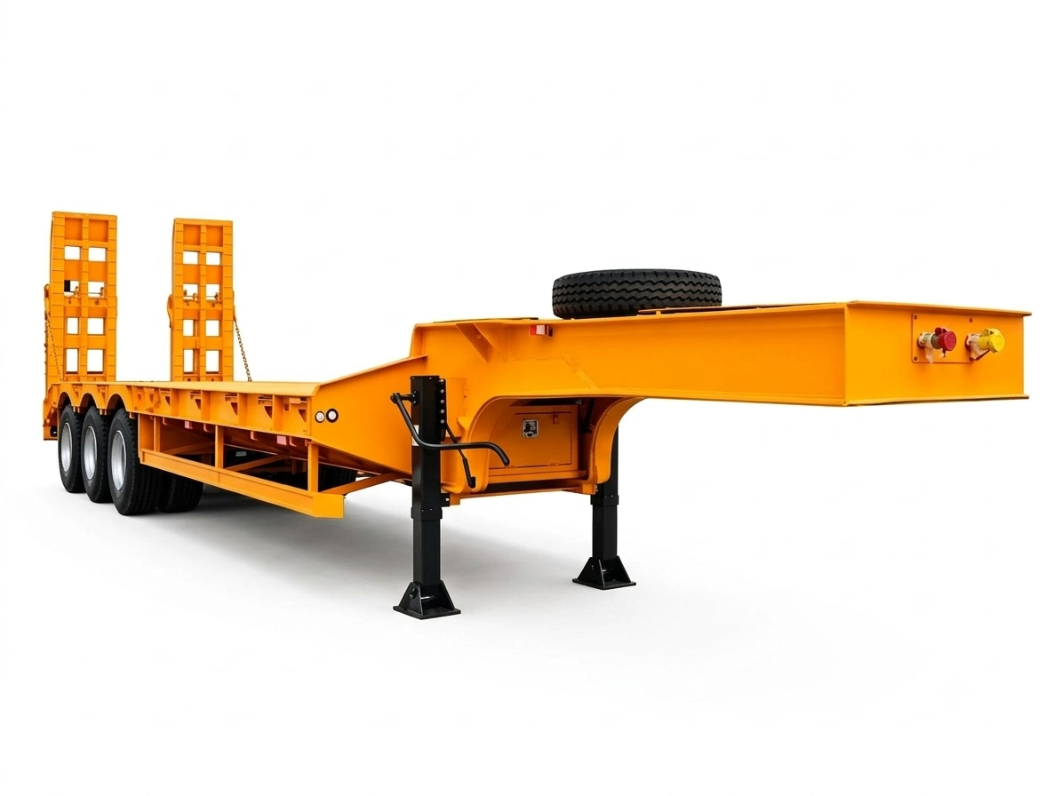 Trela la Lowbed lenye Axle 3 Trela la Lowbed lenye Axle 3