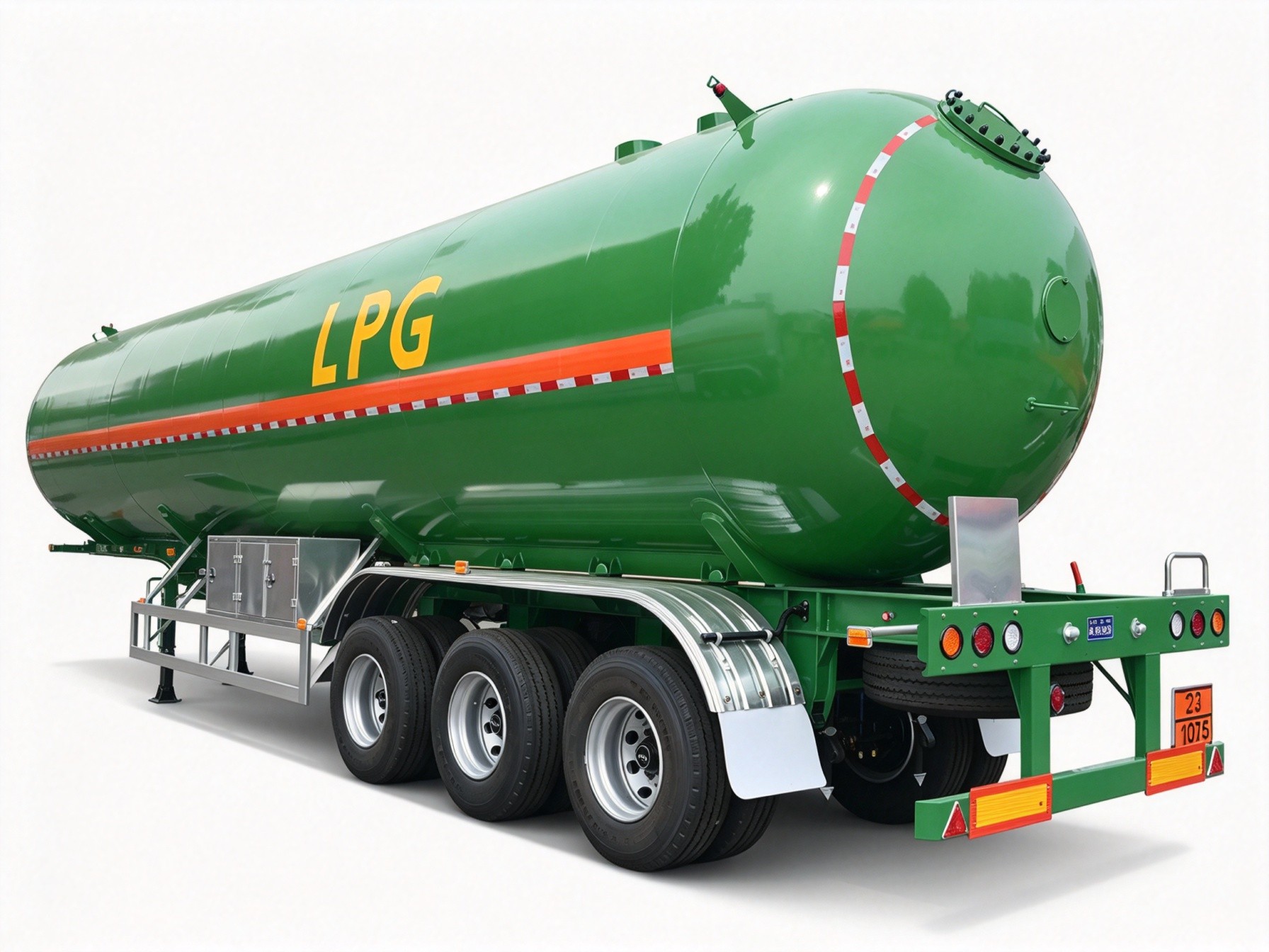 Trela ya Tangi la LPG (Gesi ya Petroli Iliyoyeyushwa)