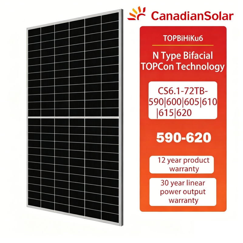 Canadian Solar TOPBiHiKu6 590-620w