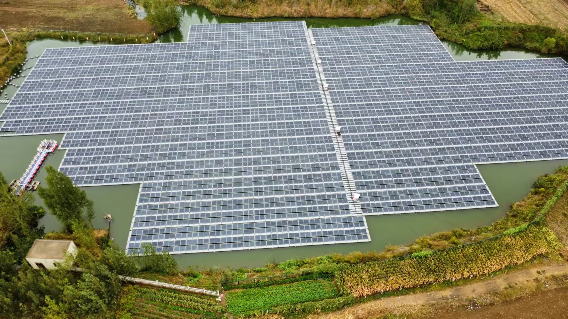 Floating photovoltaic power station project