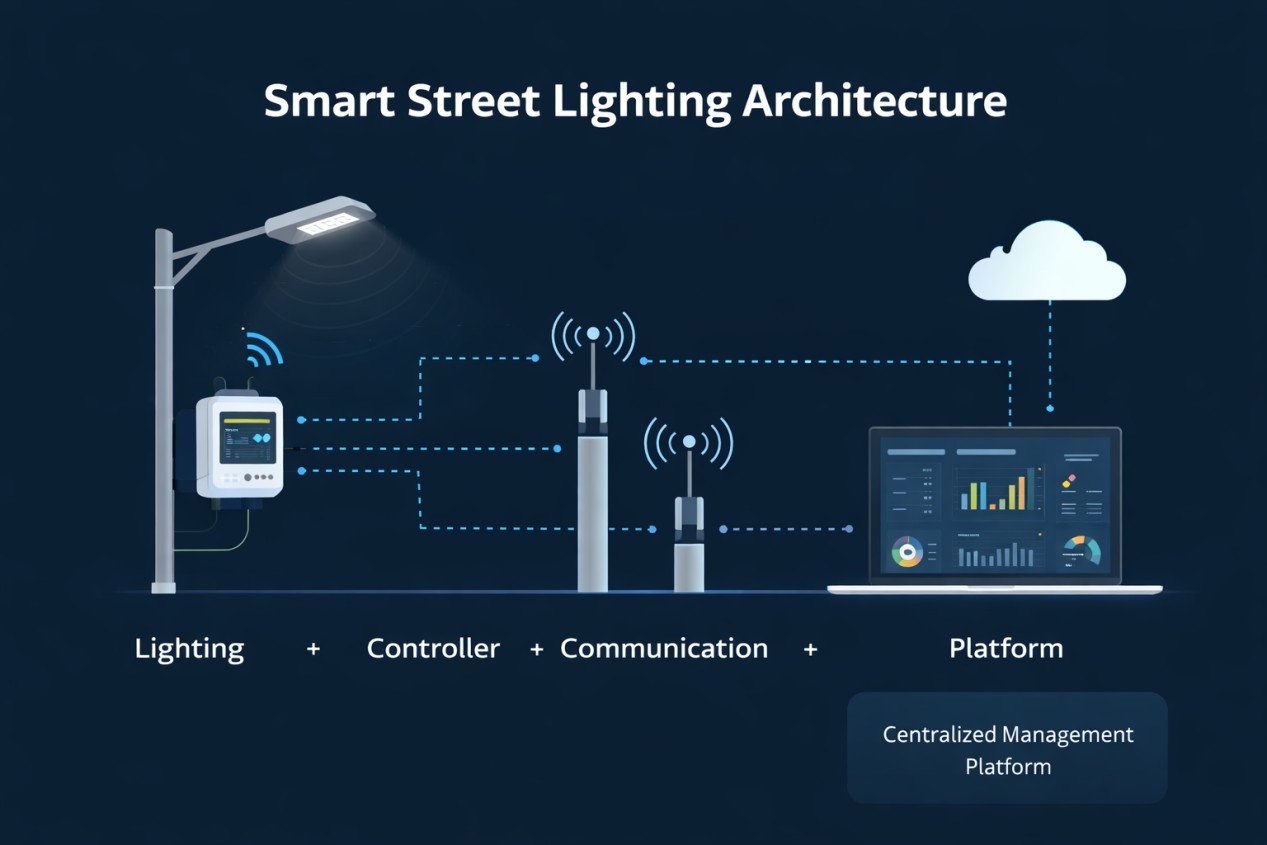 حلول إنارة الشوارع الذكية (2)