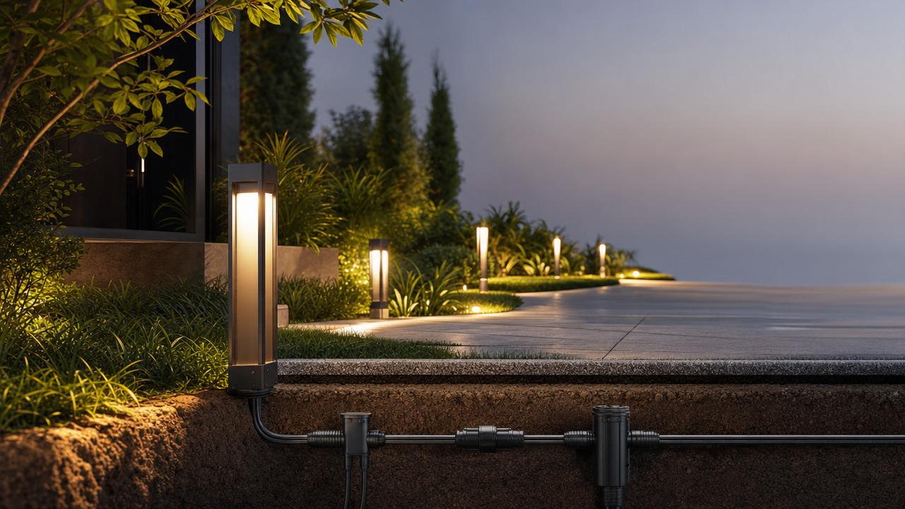 أخطاء شائعة في تركيب إضاءة الحدائق والمروج LED