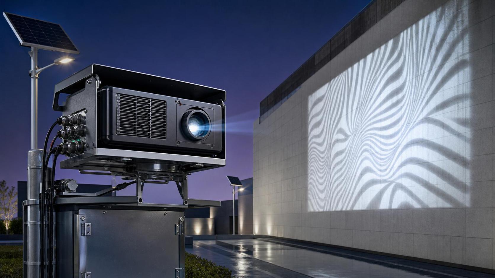 مشكلات إسقاط الإضاءة الخارجية الشائعة وكيفية إصلاح إعداد جهاز عرض Laser Engineering Projector